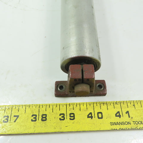 1-1/2" Dia. X 16" Aluminum Gravity Roller W/Shaft Stands
