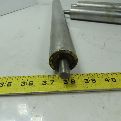 1-1/2" Dia. X 16" Aluminum Gravity Roller Lot of 3