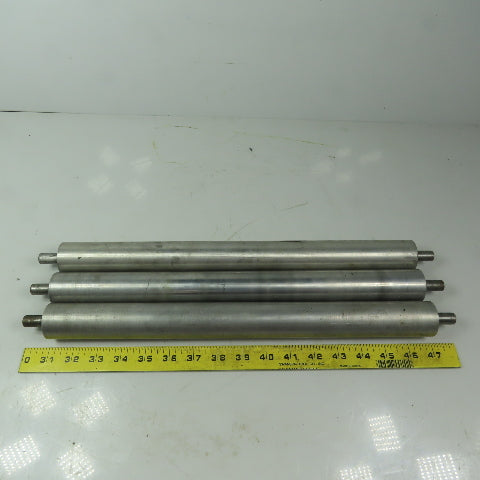 1-1/2" Dia. X 16" Aluminum Gravity Roller Lot of 3