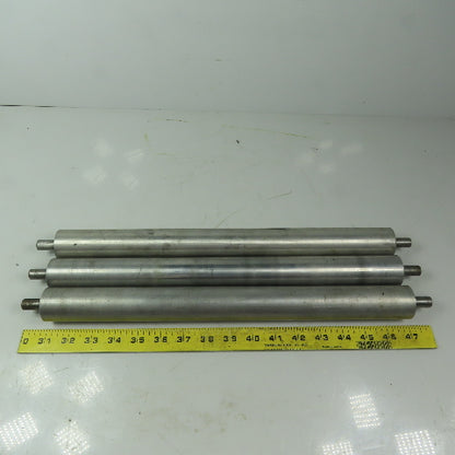 1-1/2" Dia. X 16" Aluminum Gravity Roller Lot of 3