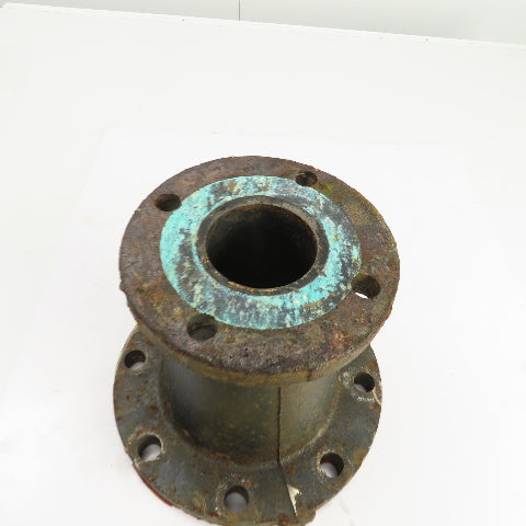 G-125 A 3" To 6" Flanged Steel Pipe Reducer 4 To 8 Bolt 9-1/4" OAL