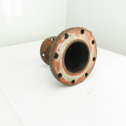 G-125 A 3" To 6" Flanged Steel Pipe Reducer 4 To 8 Bolt 9-1/4" OAL