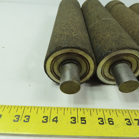 2-1/8" OD x 9" Cork Lagged Gravity Roller Lot of 4