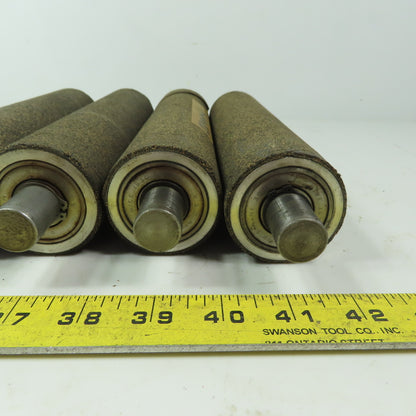 2-1/8" OD x 9" Cork Lagged Gravity Roller Lot of 4