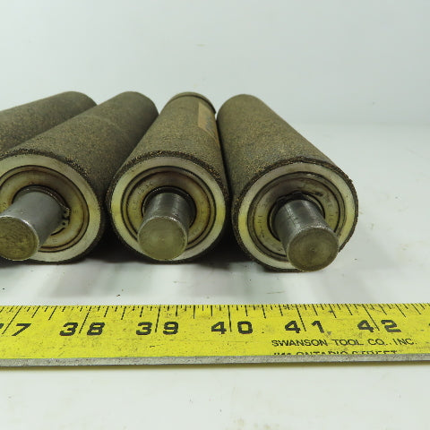 2-1/8" OD x 9" Cork Lagged Gravity Roller Lot of 4