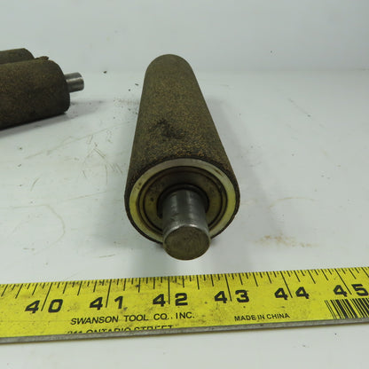 2-1/8" OD x 9" Cork Lagged Gravity Roller Lot of 4