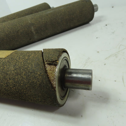 2-1/8" OD x 9" Cork Lagged Gravity Roller Lot of 4