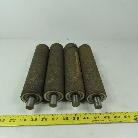 2-1/8" OD x 9" Cork Lagged Gravity Roller Lot of 4