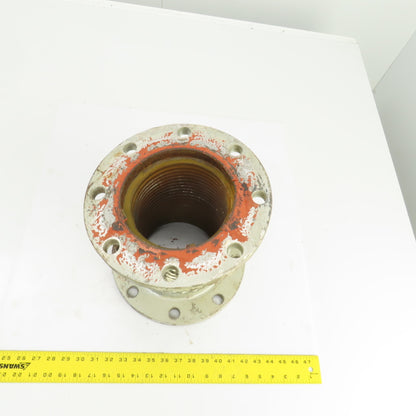 6-3/4 x 6-3/4" Flanged Braided Stainless Steel Flexible Connector 11" OAL