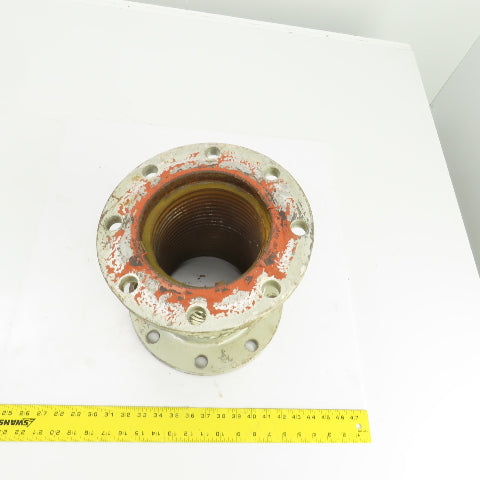 6-3/4 x 6-3/4" Flanged Braided Stainless Steel Flexible Connector 11" OAL
