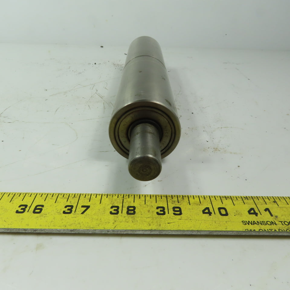 2" OD x 12" Stainless Steel Gravity Roller 3/4" Round Shaft