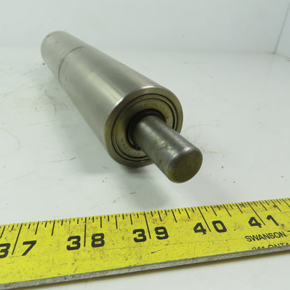2" OD x 12" Stainless Steel Gravity Roller 3/4" Round Shaft