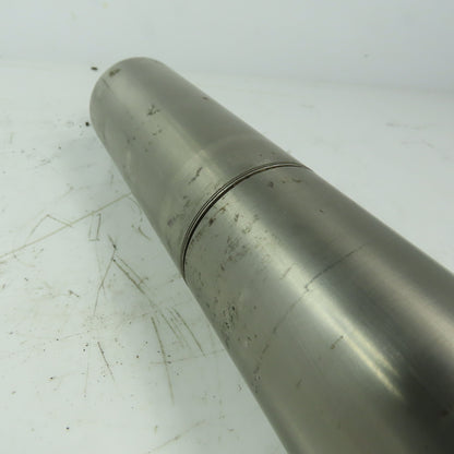 2" OD x 12" Stainless Steel Gravity Roller 3/4" Round Shaft