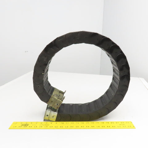 Gortrac Nylatrac 3-3/4" x 2" Cable Hose Carrier Energy Drag Chain Anchors 50"
