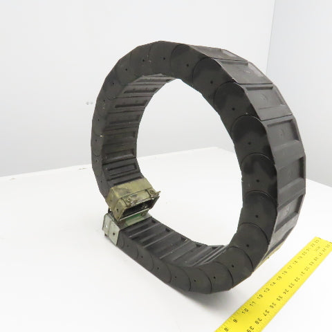Gortrac Nylatrac 3-3/4" x 2" Cable Hose Carrier Energy Drag Chain Anchors 50"