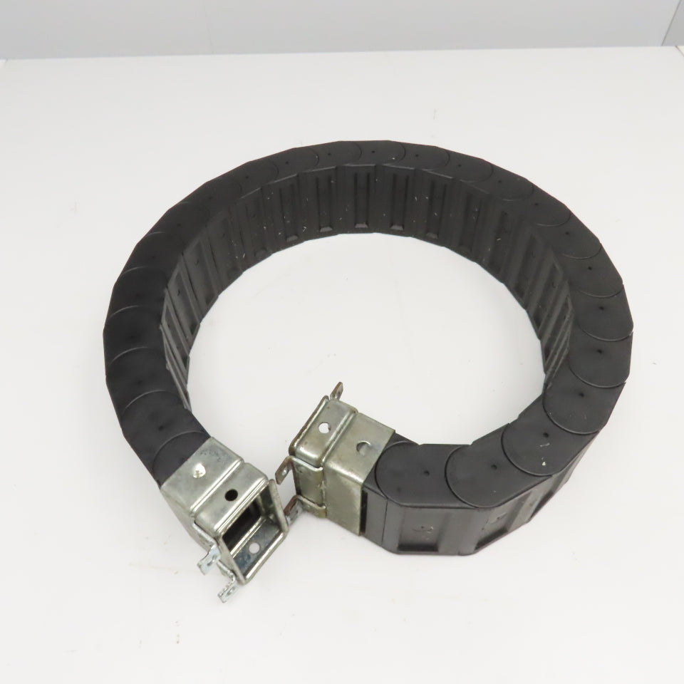 Gortrac Nylatrac 3-3/4" x 2" Cable Hose Carrier Energy Drag Chain Anchors 50"