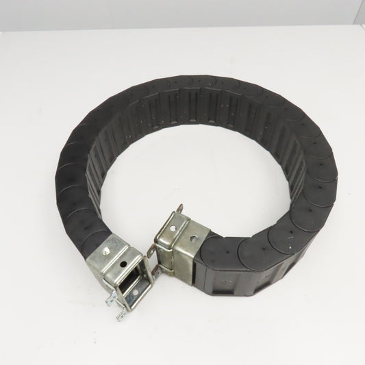Gortrac Nylatrac 3-3/4" x 2" Cable Hose Carrier Energy Drag Chain Anchors 50"