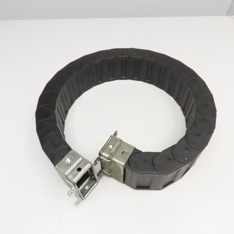 Gortrac Nylatrac 3-3/4" x 2" Cable Hose Carrier Energy Drag Chain Anchors 50"