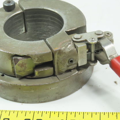 De-Staco Custom Made 2"Dia. Flanged Quick Action Shaft Locking Clamp Lot of 2