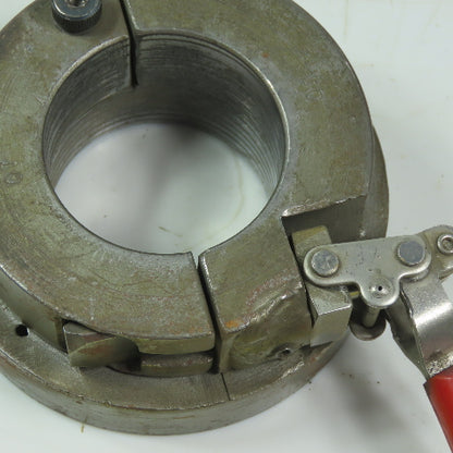 De-Staco Custom Made 2"Dia. Flanged Quick Action Shaft Locking Clamp Lot of 2