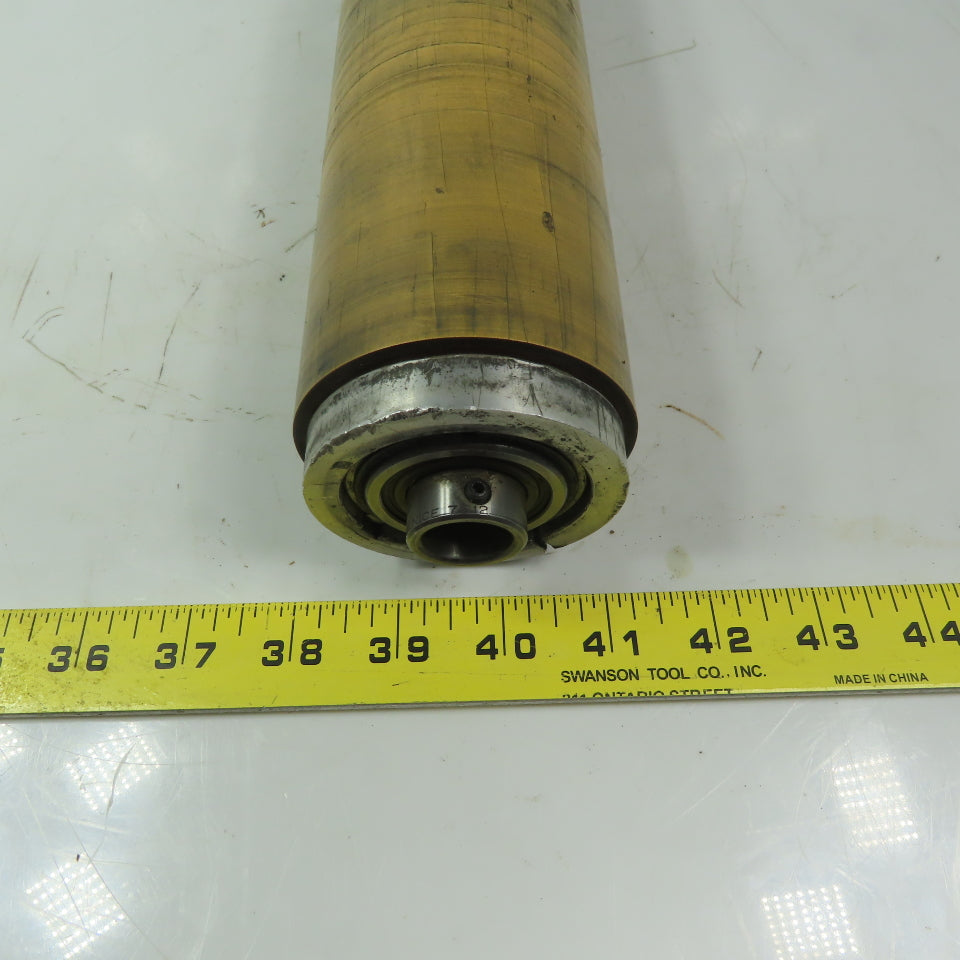3" x 14" Rubber Lagged Gravity Conveyor Roller
