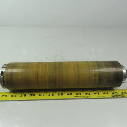 3" x 14" Rubber Lagged Gravity Conveyor Roller