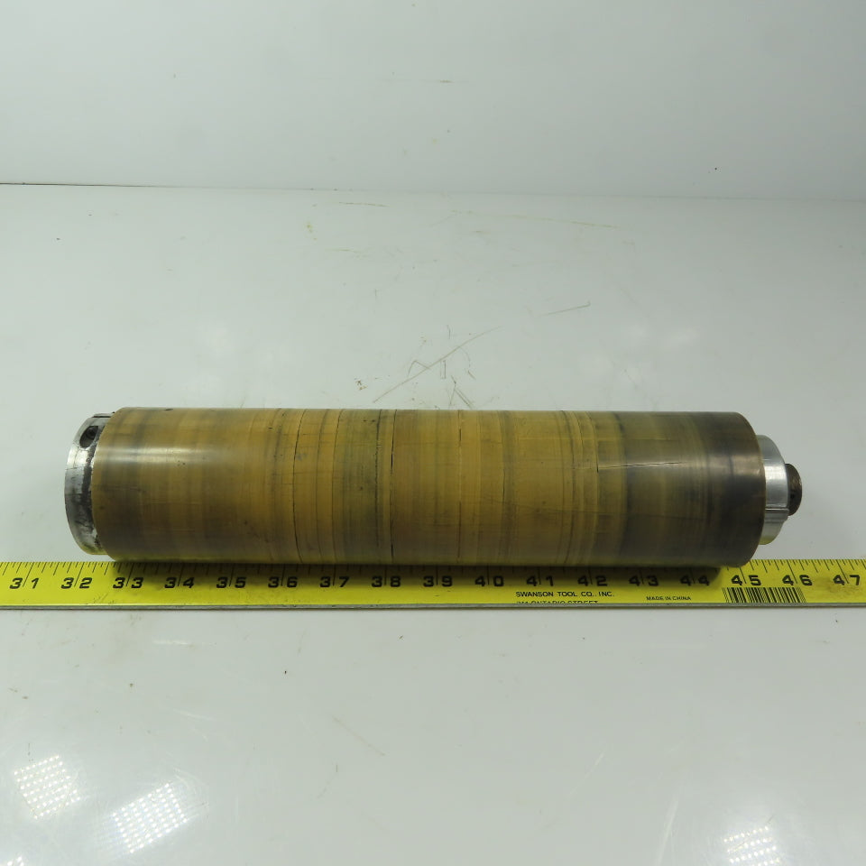 3" x 14" Rubber Lagged Gravity Conveyor Roller