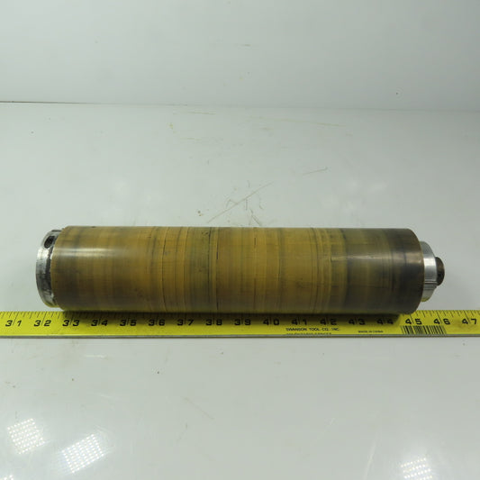 3" x 14" Rubber Lagged Gravity Conveyor Roller