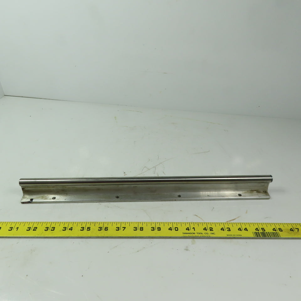 1/2" Dia. x 16" Long Linear Rail Assembly Aluminum Base Stand & Steel Shaft