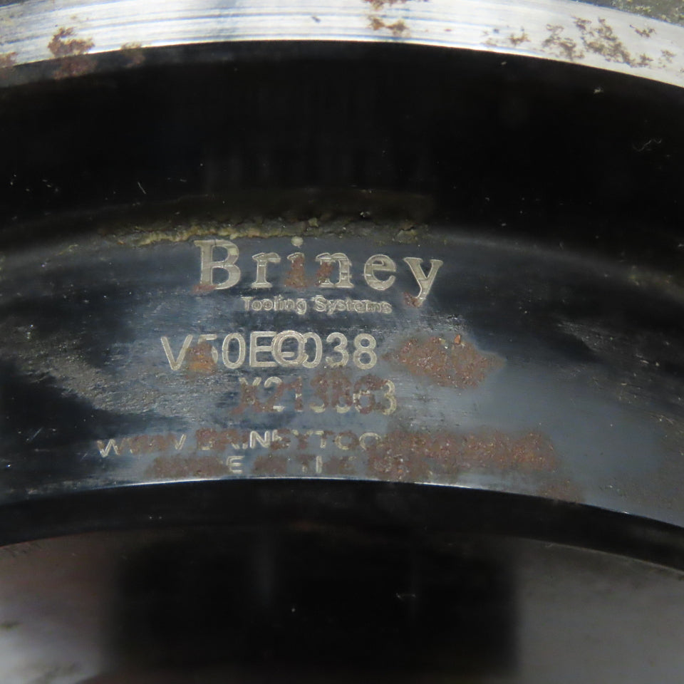 Briney V50EG038 Cat 50 Tool Holder 3/8" Bore 4-1/2" Projection