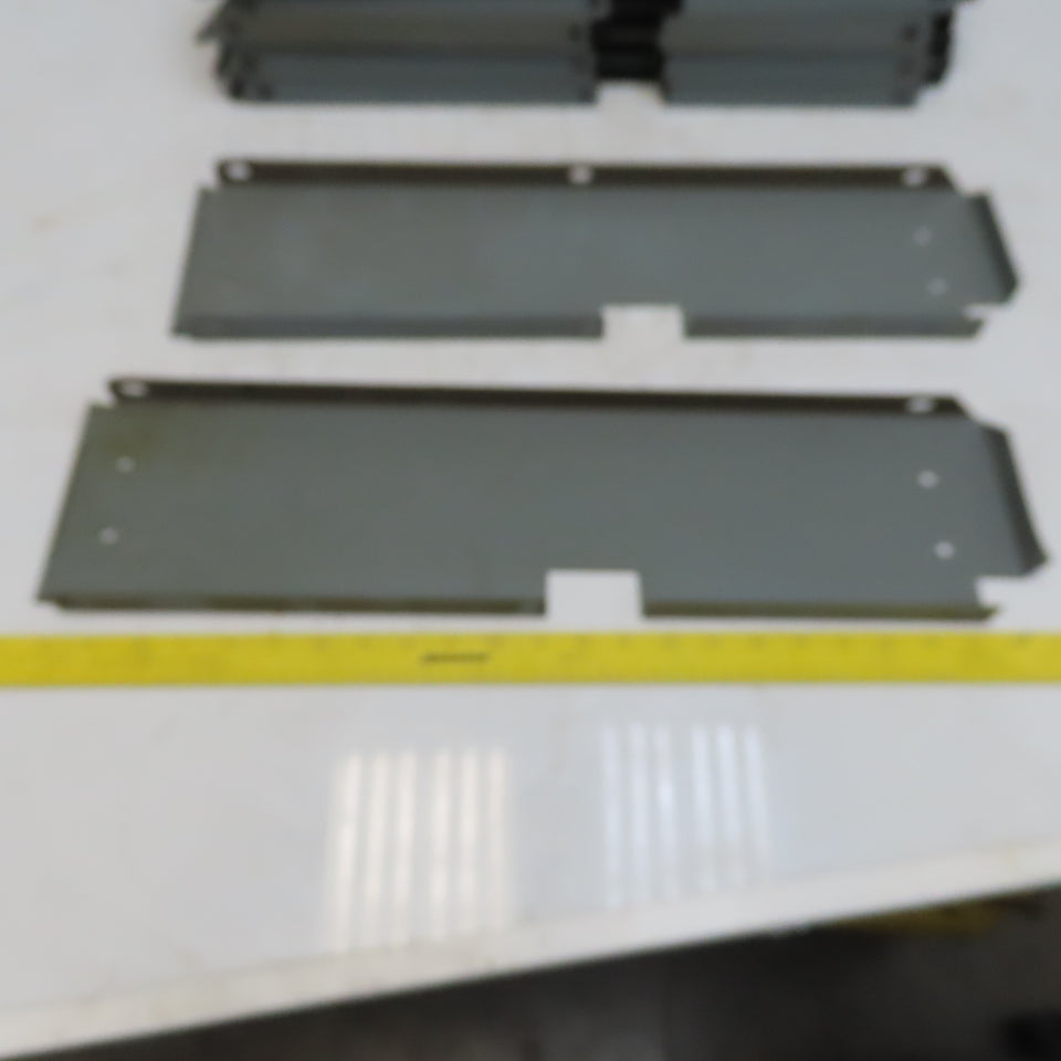 Industrial Metal Cabinet Shelf Dividers 23-1/4" Long  & 6" High Lot of 10