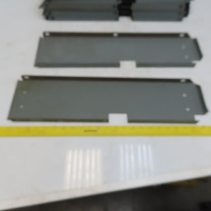 Industrial Metal Cabinet Shelf Dividers 23-1/4" Long  & 6" High Lot of 10