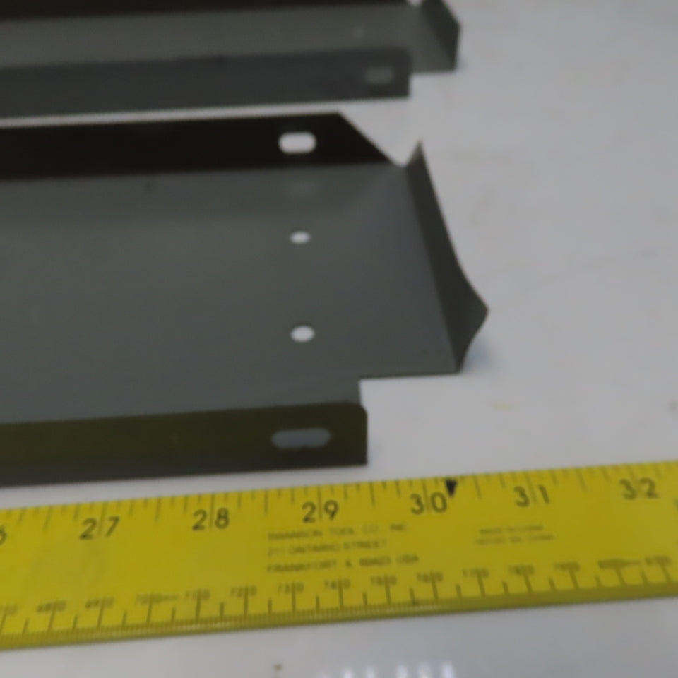 Industrial Metal Cabinet Shelf Dividers 23-1/4" Long  & 6" High Lot of 10