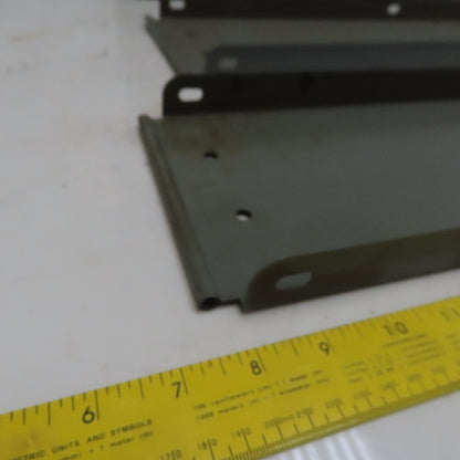 Industrial Metal Cabinet Shelf Dividers 23-1/4" Long  & 6" High Lot of 10