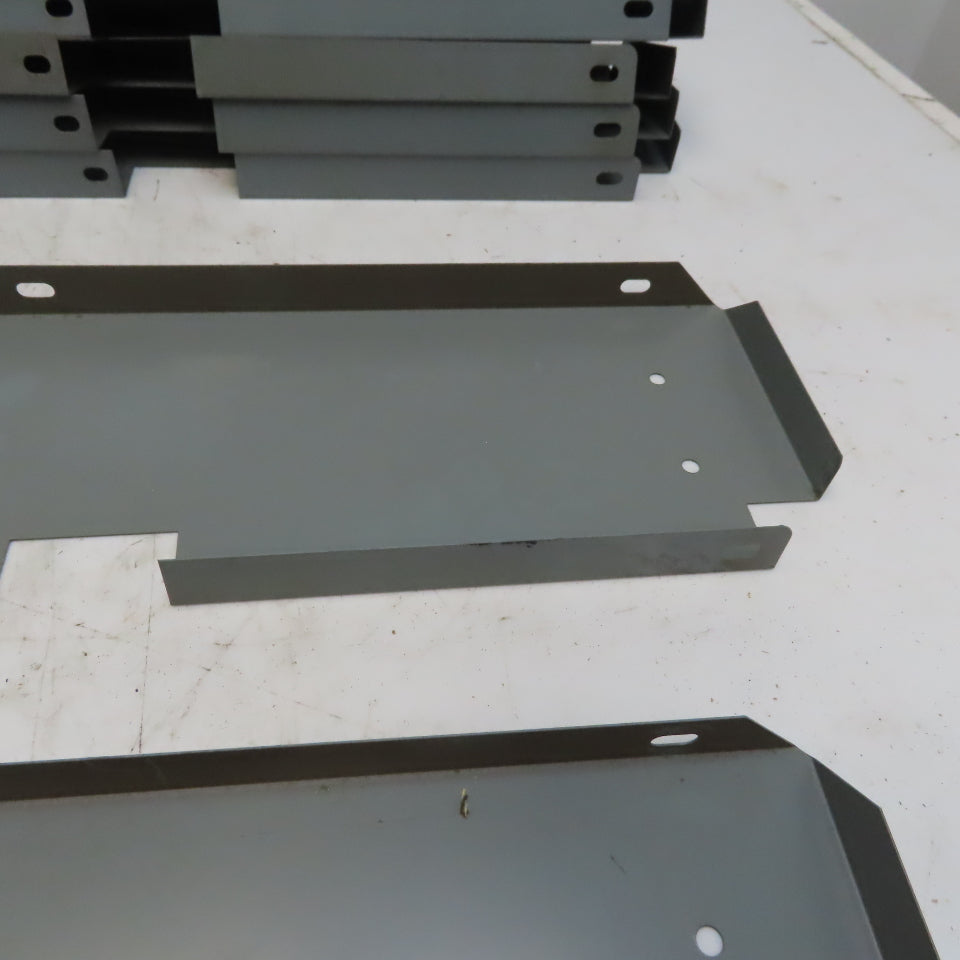 Industrial Metal Cabinet Shelf Dividers 23-1/4" Long  & 6" High Lot of 10