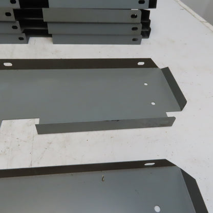 Industrial Metal Cabinet Shelf Dividers 23-1/4" Long  & 6" High Lot of 10
