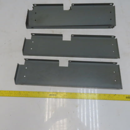 Industrial Metal Cabinet Shelf Dividers 23-1/4" Long  & 6" High Lot of 5