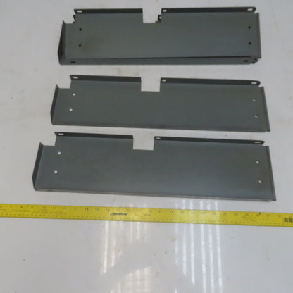 Industrial Metal Cabinet Shelf Dividers 23-1/4" Long  & 6" High Lot of 5