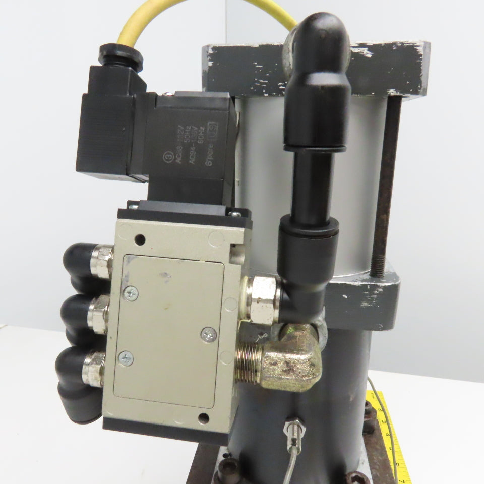 CNC Machine Pneumatic Tool Ejector Cylinder 90-138V Coil