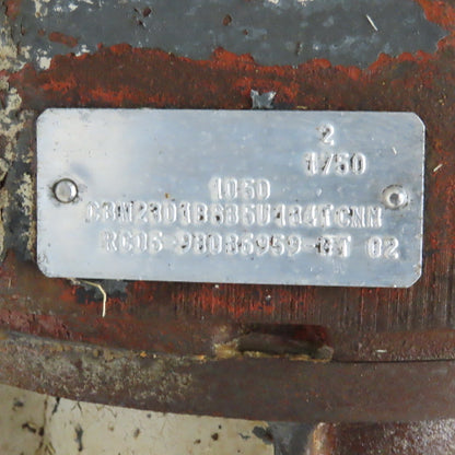 US Motors CBN2301BSB5U184T 2:1 Ratio 885RPM Output Inline Gearmotor 5Hp 230/460V