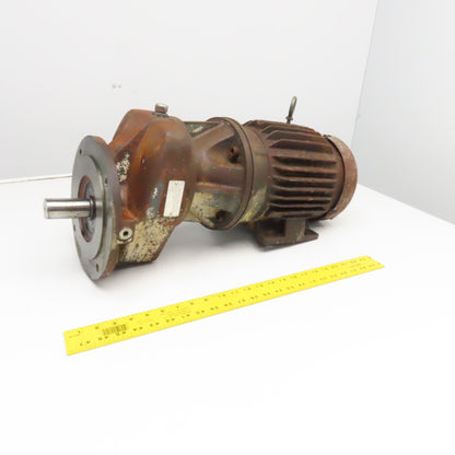 US Motors CBN2301BSB5U184T 2:1 Ratio 885RPM Output Inline Gearmotor 5Hp 230/460V