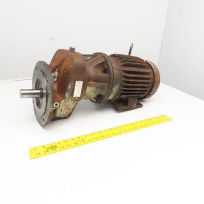 US Motors CBN2301BSB5U184T 2:1 Ratio 885RPM Output Inline Gearmotor 5Hp 230/460V