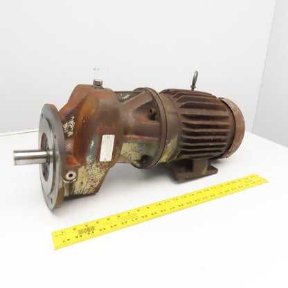 US Motors CBN2301BSB5U184T 2:1 Ratio 885RPM Output Inline Gearmotor 5Hp 230/460V