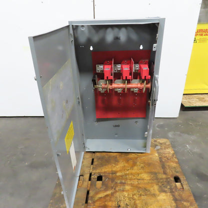 Square D HU365 400A Safety Disconnect Switch 600V AC Single Throw Non-Fusible