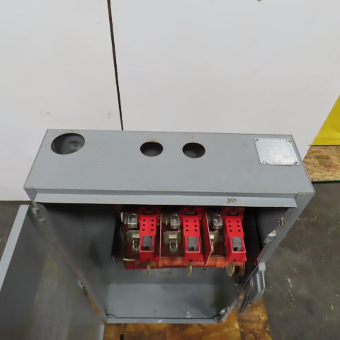 Square D HU365 400A Safety Disconnect Switch 600V AC Single Throw Non-Fusible