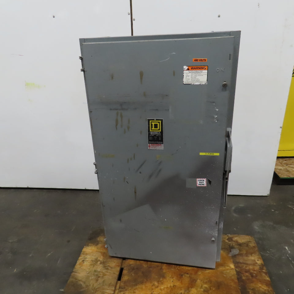 Square D HU365 400A Safety Disconnect Switch 600V AC Single Throw Non-Fusible