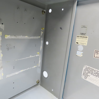 Wedgmen Wall Mount Steel Electrical Enclosure Box 24"x24"x8" W/Backplate