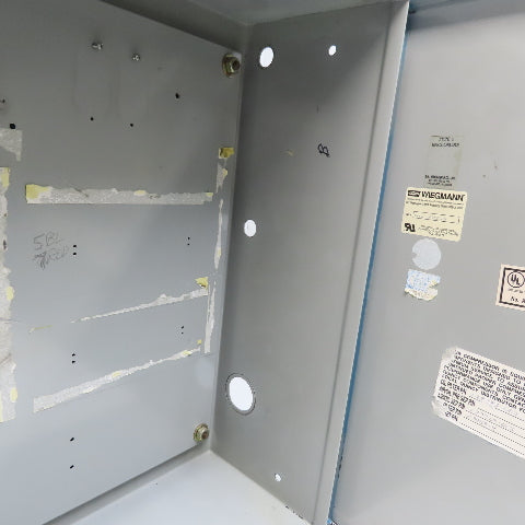 Wedgmen Wall Mount Steel Electrical Enclosure Box 24"x24"x8" W/Backplate