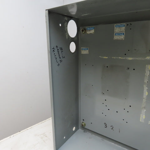 Wedgmen Wall Mount Steel Electrical Enclosure Box 24"x24"x8" W/Backplate
