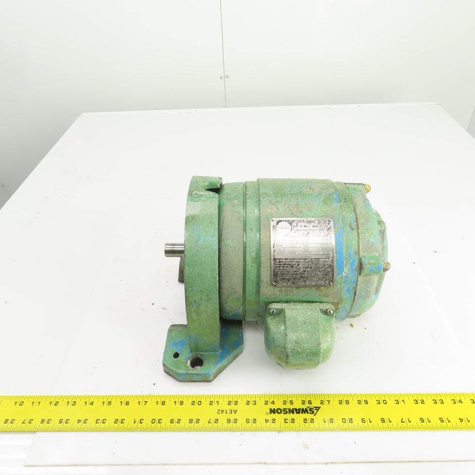 Uniclose 1-1/2HP Sampson MN-10 Double Miter Saw Motor 220/440V 3PH 1820 Frame